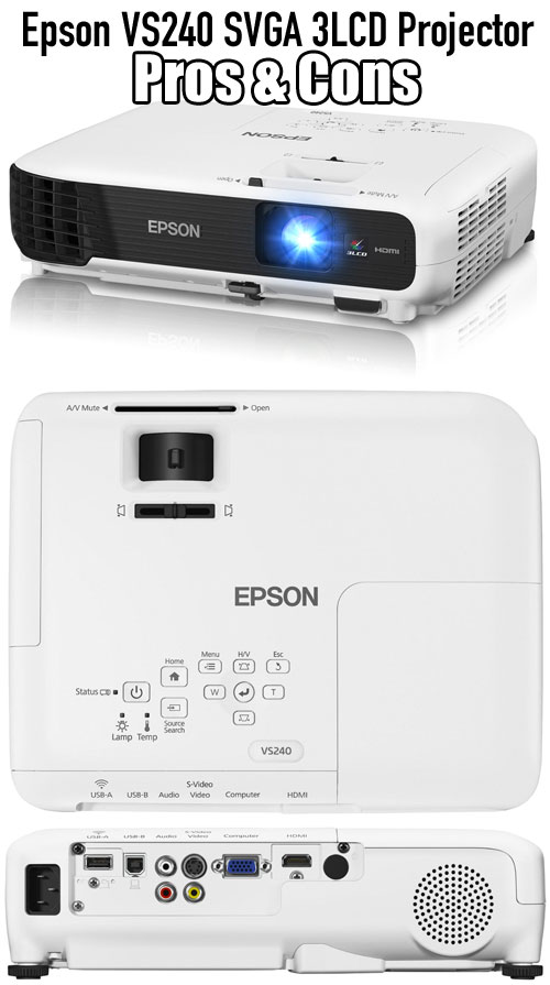 Epson VS240 SVGA 3LCD Projector