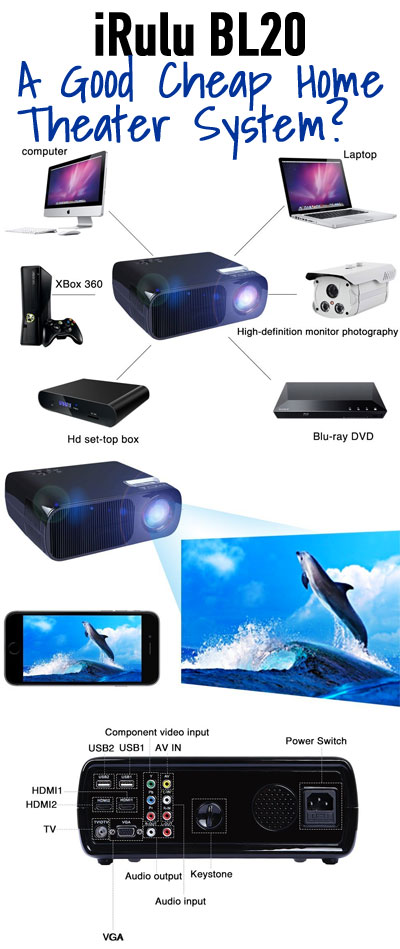 iRulu Projector: A Good Cheap Home Theater System?