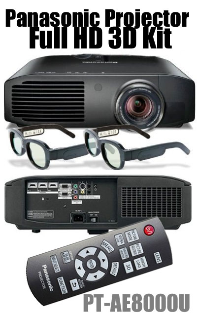 Panasonic PT-AE8000U Full HD Projector Kit